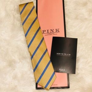 ✨NEW✨ Thomas Pink Tie - Yellow w/ Stripe Pattern